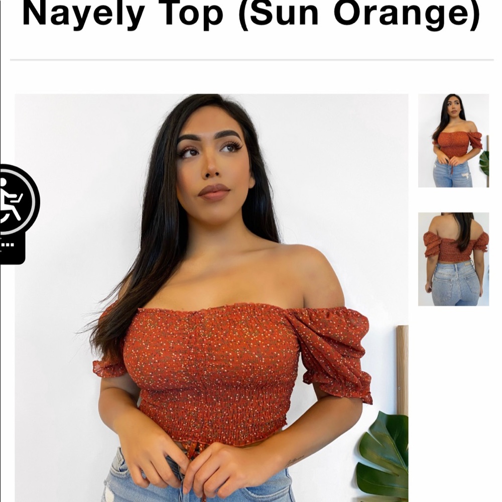 Cute top that I ordered in the wrong size